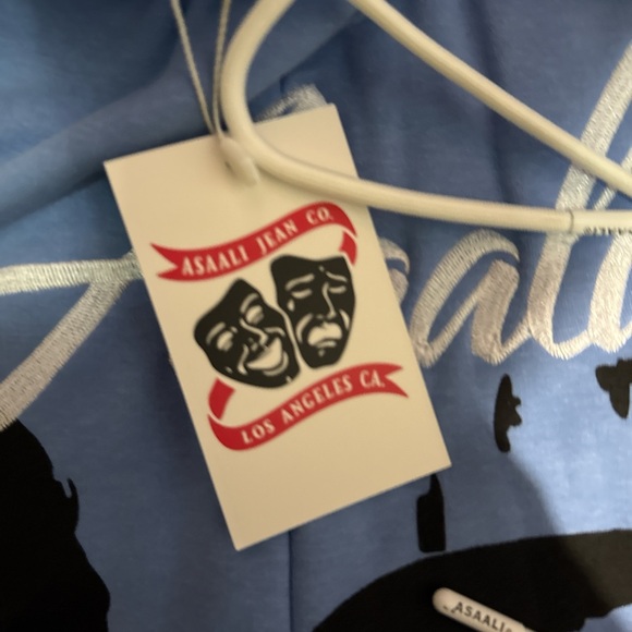 Blue Graphic kids  Shorts - Picture 4 of 5